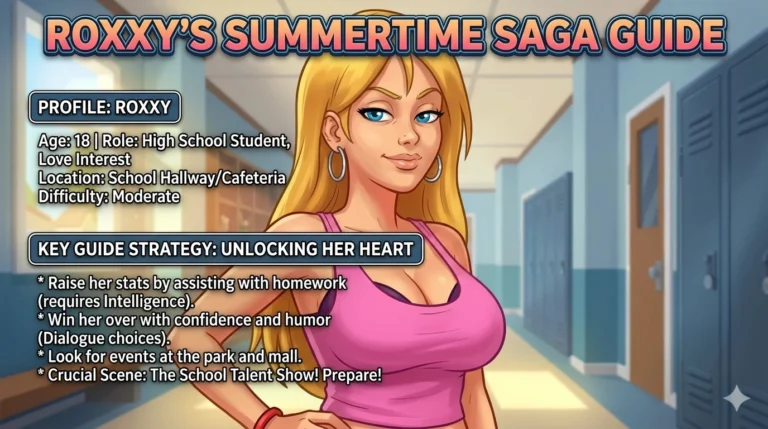 Roxxy Summertime Saga Guide