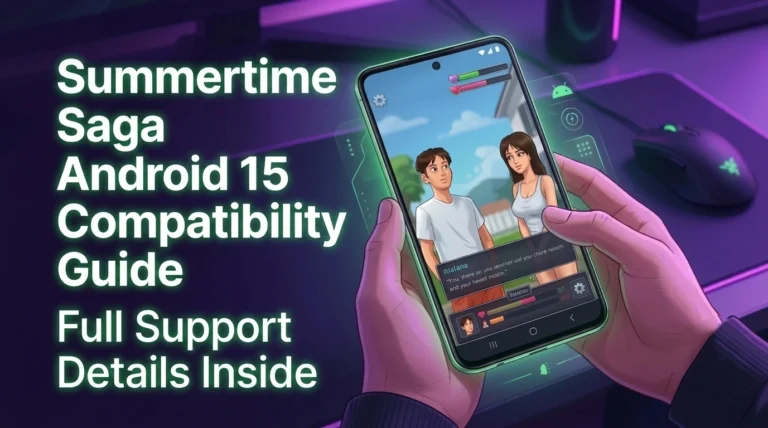 Summertime Saga Android 15 Compatibility Guide