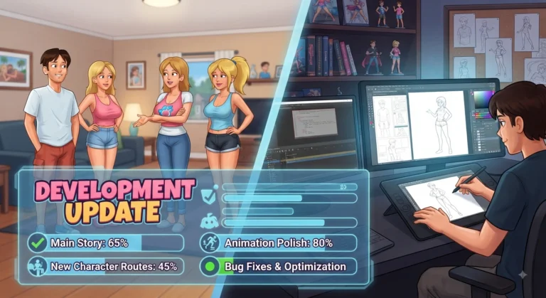 Summertime Saga WIP Progress & Development Update